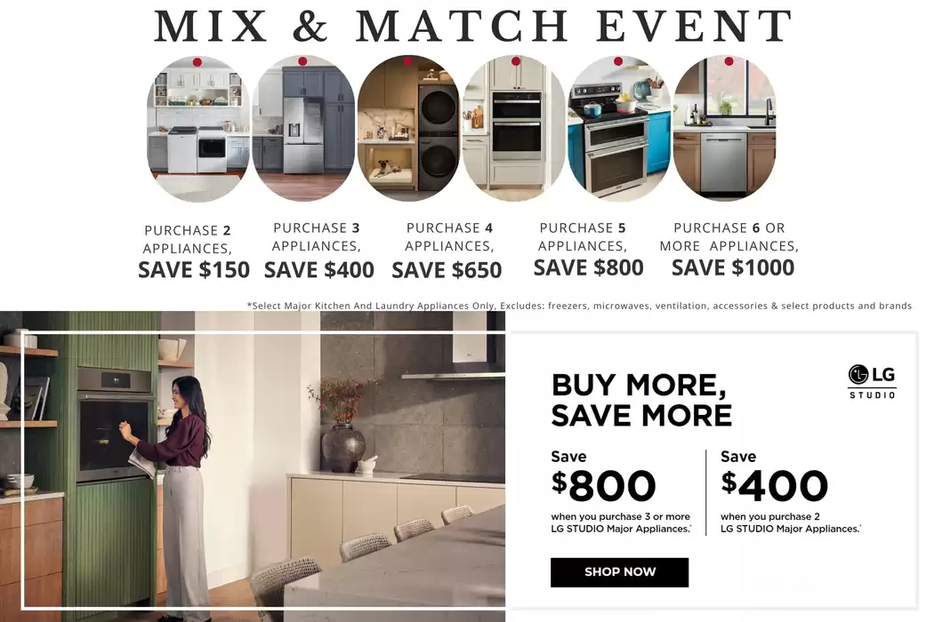 Canadian Appliance Source catalogue in Saint-Lambert | Mix & Match Event | 2024-10-21 - 2024-11-04