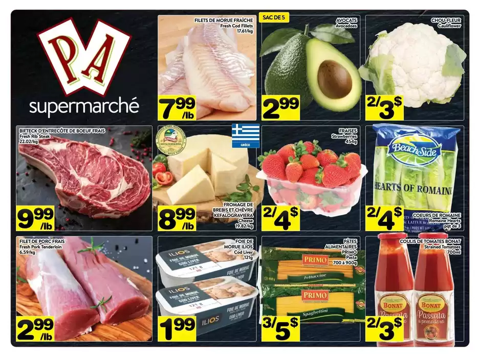 Supermarché PA catalogue in Montreal | Spéciaux de la semaine | 2024-10-21 - 2024-10-27