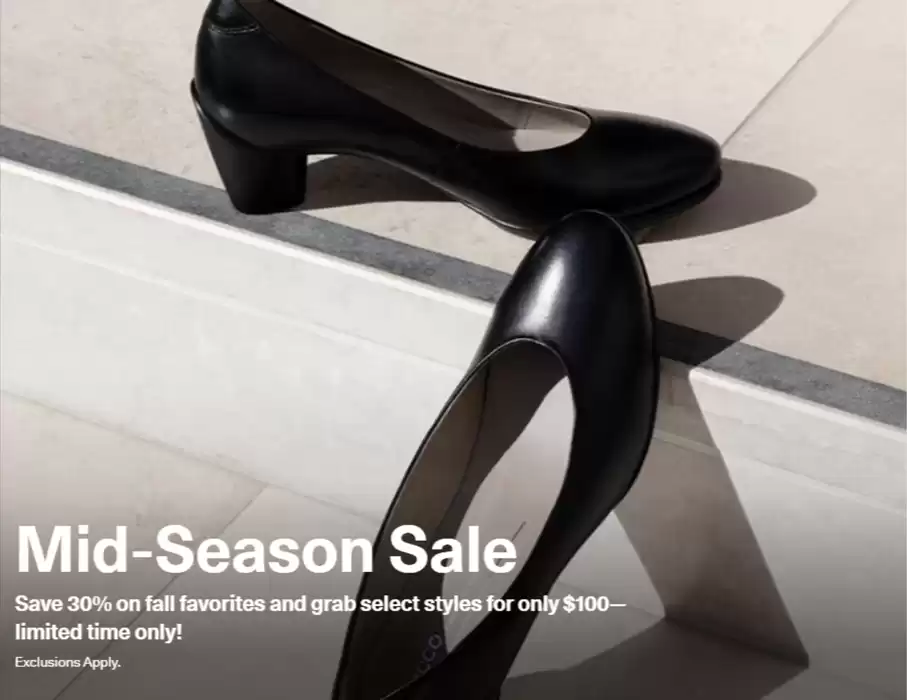 ECCO catalogue in Nelson | Mid-Season Sale | 2024-10-22 - 2024-11-05