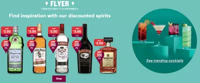 Grocery offers in Témiscaming | Find inspiration with our discounted spirits in SAQ | 2024-10-22 - 2024-11-03