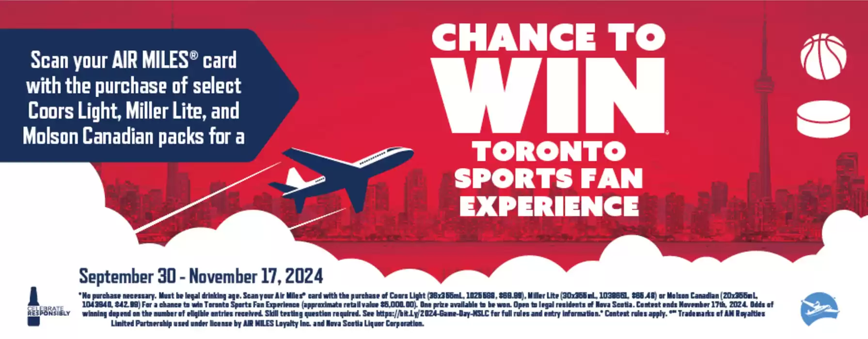 NSLC catalogue in Kentville | Stand A Chance To Win Toronto Sports Fan Experience | 2024-10-22 - 2024-11-17