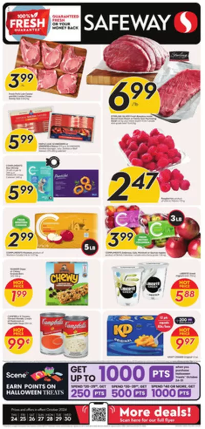 Safeway catalogue | Weekly Flyer | 2024-10-24 - 2024-10-30