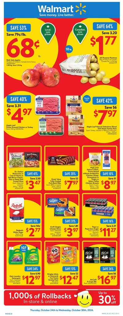 Walmart catalogue in Burlington | Walmart flyer | 2024-10-24 - 2024-10-30