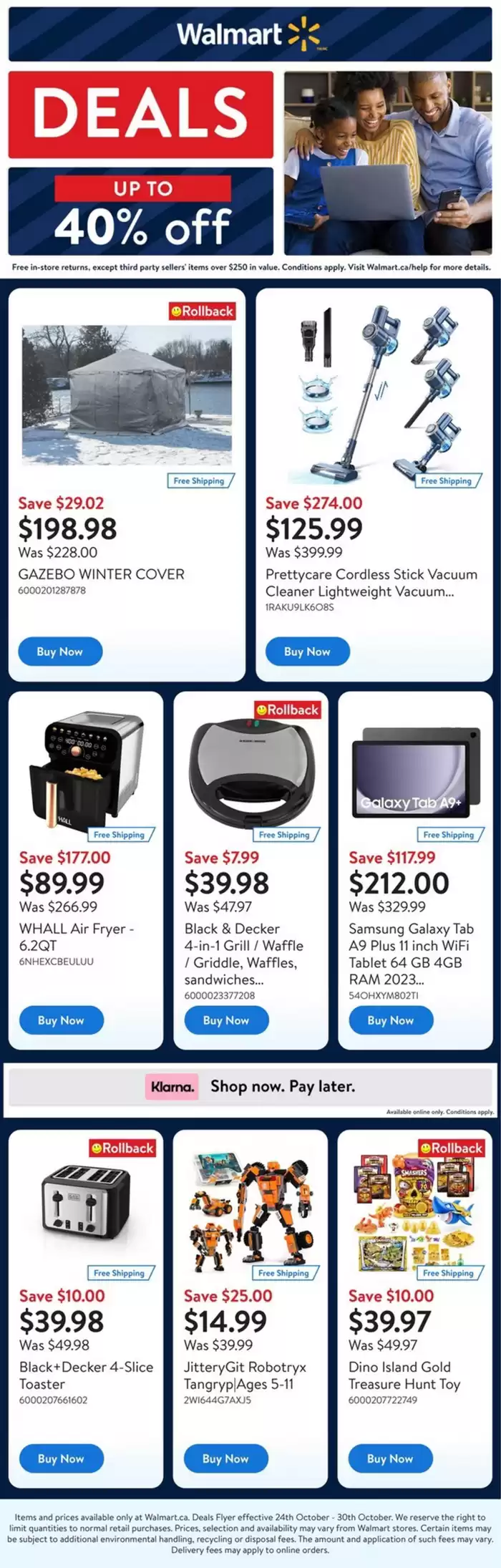 Walmart catalogue in Gatineau | Our best bargains | 2024-10-23 - 2024-10-30