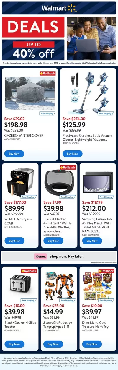 Walmart catalogue in Grand Falls-Windsor | Our best bargains | 2024-10-23 - 2024-10-30