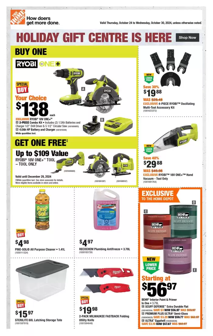 Home Depot catalogue in Vancouver | Exclusive bargains | 2024-10-24 - 2024-10-30