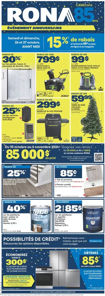 RONA catalogue in Val-d'Or | Exclusive bargains | 2024-10-24 - 2024-10-30