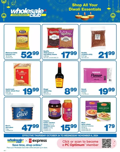 Grocery offers in Nelson | Our best offers for you in Wholesale Club | 2024-10-24 - 2024-11-06