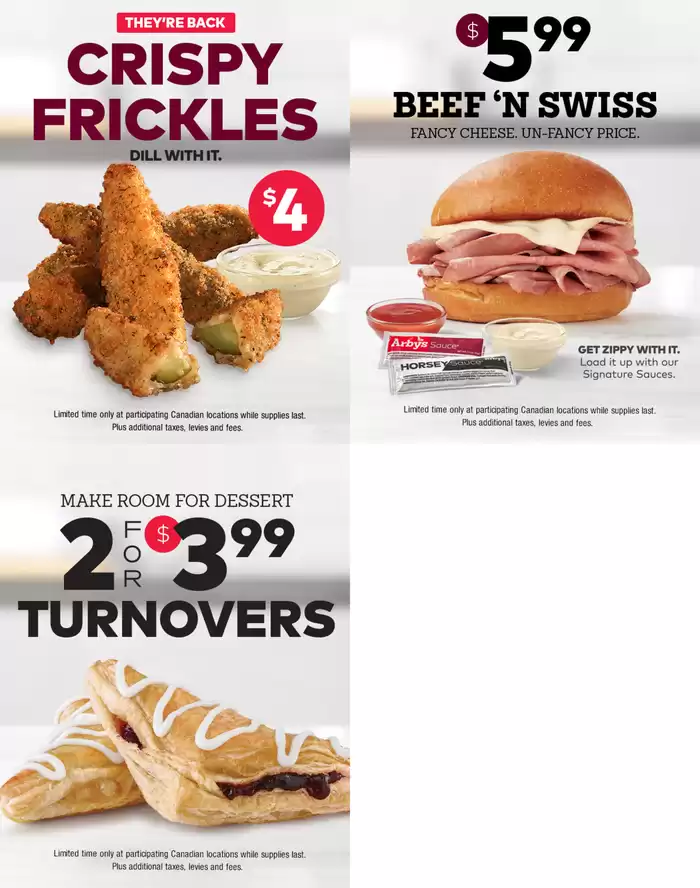 Arbys catalogue in London | Current deals and offers | 2024-10-23 - 2024-11-06