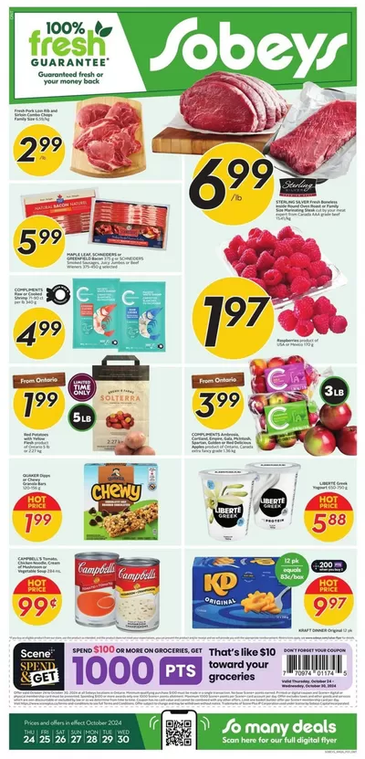 Sobeys catalogue | Sobeys Weekly ad | 2024-10-24 - 2024-10-30