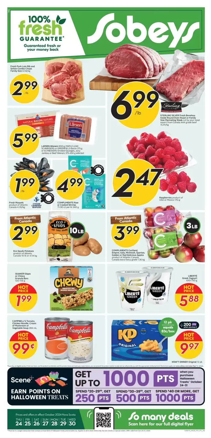 Sobeys catalogue in Kanata | Current special promotions | 2024-10-24 - 2024-10-30