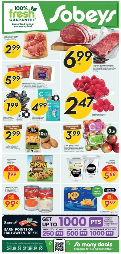 Sobeys catalogue | Current special promotions | 2024-10-24 - 2024-10-30