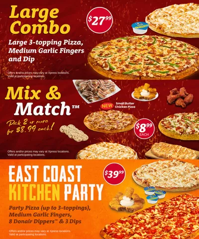 Restaurants offers in Labrador City | Current deals and offers in Greco Pizza | 2024-10-23 - 2024-11-06