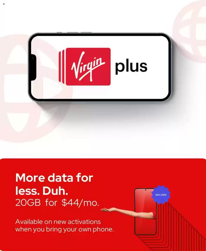 Virgin Mobile catalogue | More Data For Less | 2024-10-23 - 2024-11-25