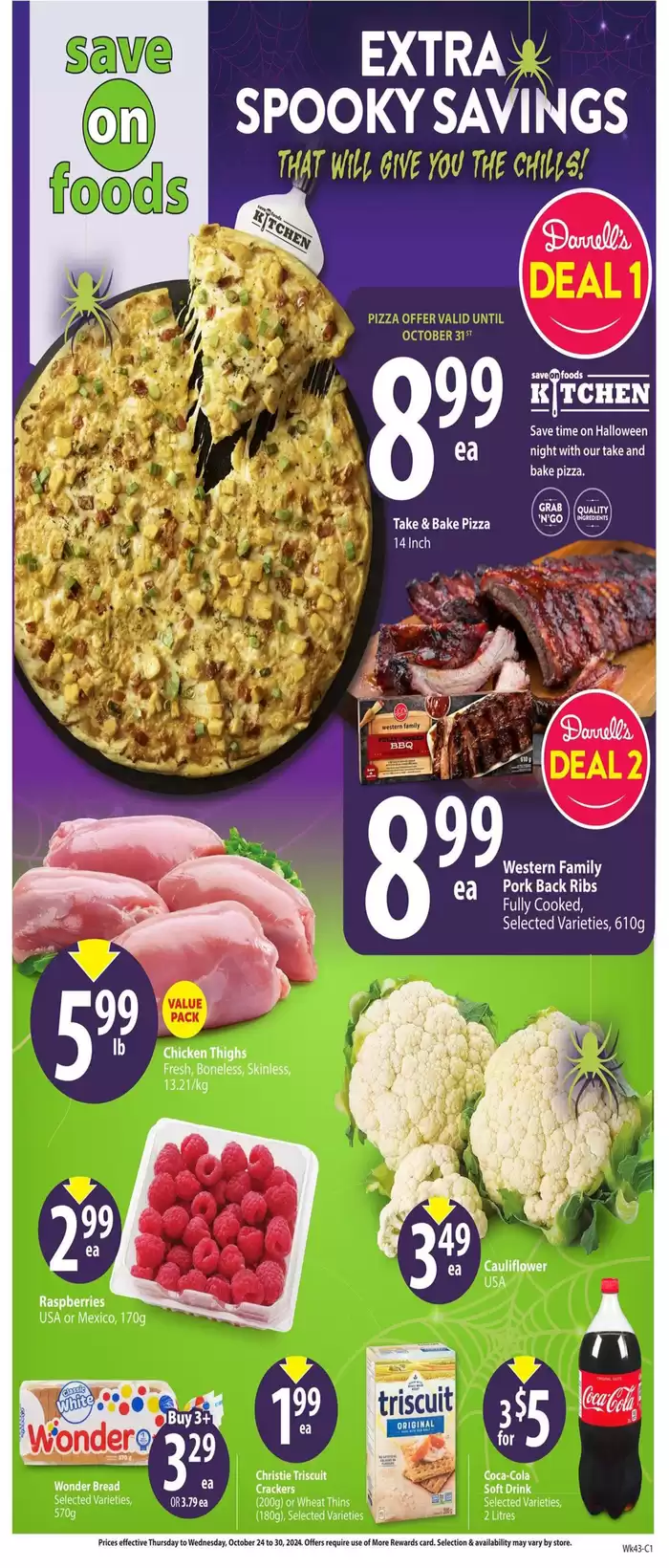 Save on Foods catalogue in Edmonton | Extra Spooky Savings | 2024-10-24 - 2024-10-30