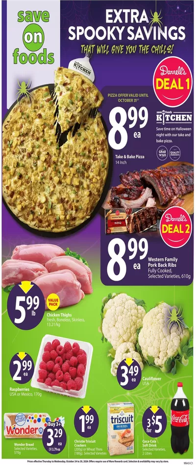 Save on Foods catalogue in Victoria BC | Extra Spooky Savings | 2024-10-24 - 2024-10-30