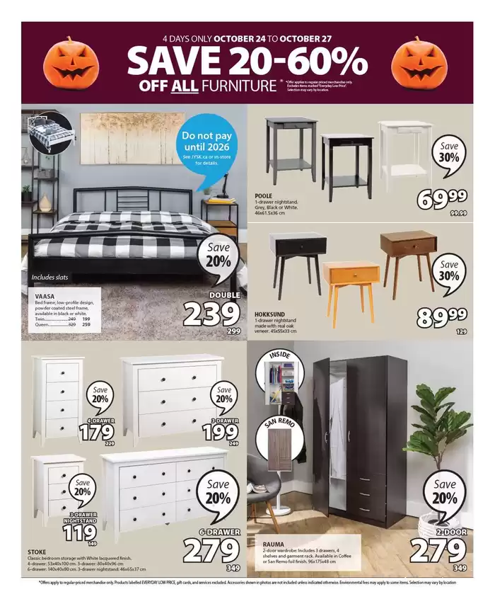 JYSK catalogue in Montreal | This week's offer Flyer | 2024-10-24 - 2024-11-07