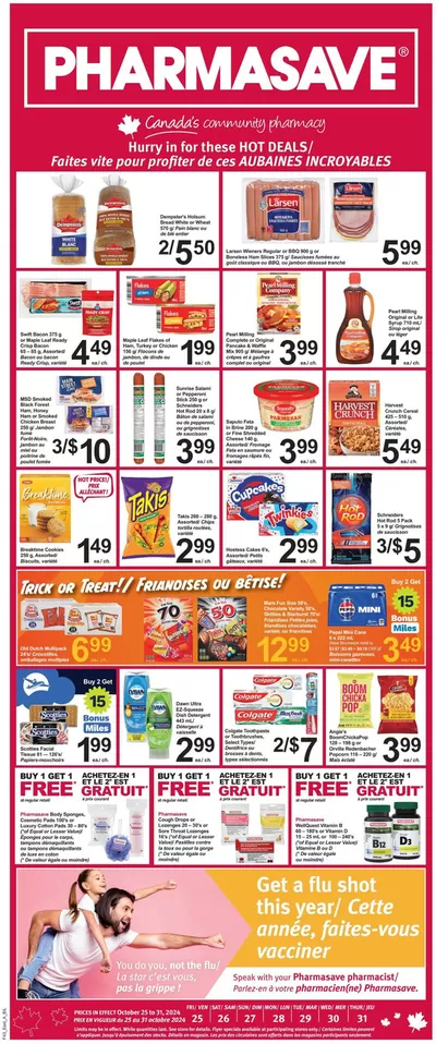 Pharmacy & Beauty offers in Flin Flon MB | Pharmasave weekly flyer in Pharmasave | 2024-10-25 - 2024-10-31