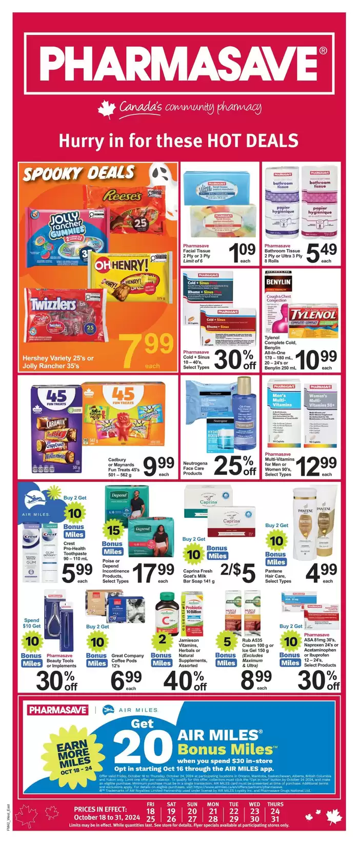 Pharmasave catalogue in Spruce Grove | Save now with our deals | 2024-10-18 - 2024-10-31