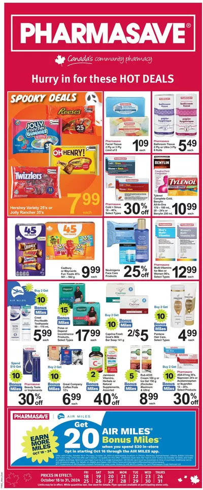 Pharmasave catalogue in Flin Flon MB | Save now with our deals | 2024-10-18 - 2024-10-31