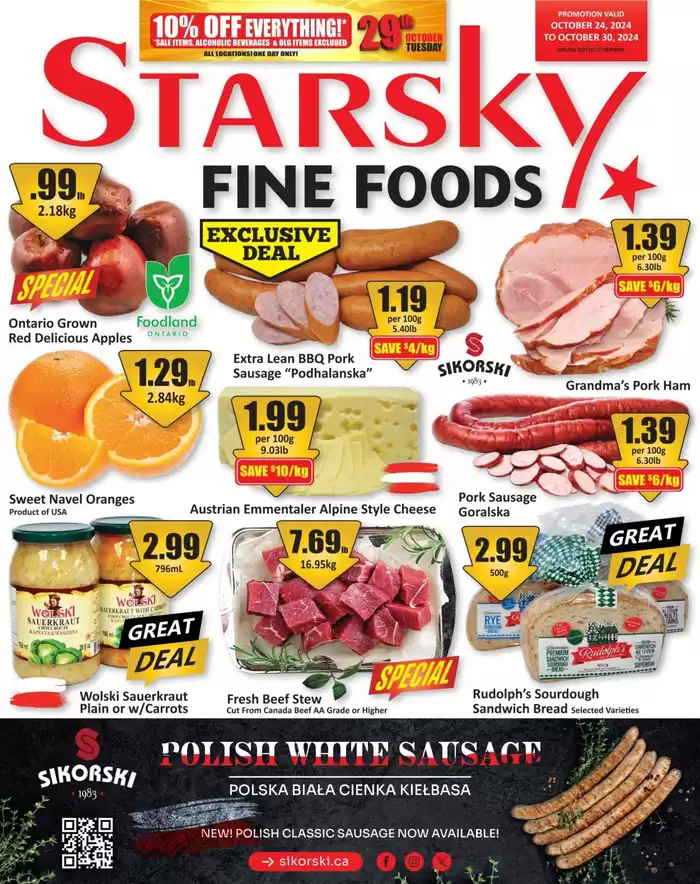 Starsky catalogue in Toronto | Weekly flyer Starsky | 2024-10-24 - 2024-11-07