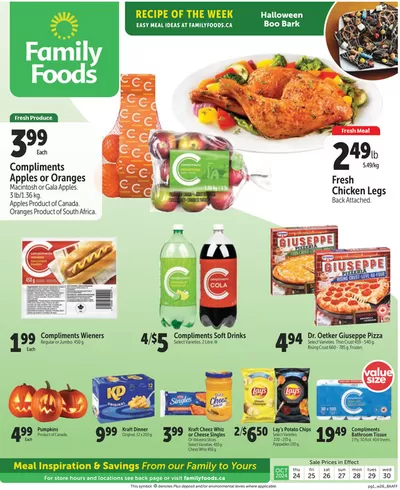 Grocery offers in Hudson Bay | Family Foods weekly flyer in Family Foods | 2024-10-24 - 2024-11-07