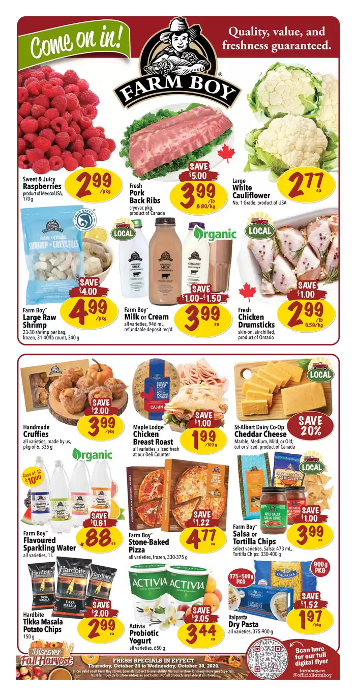 Farm Boy catalogue in Hamilton | Farm Boy weekly flyer | 2024-10-24 - 2024-11-07