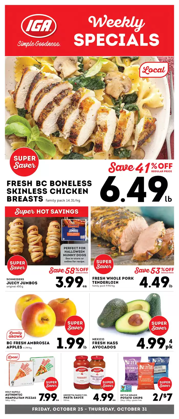 Market Place IGA catalogue in Kelowna | Market Place IGA weekly flyer | 2024-10-25 - 2024-10-31