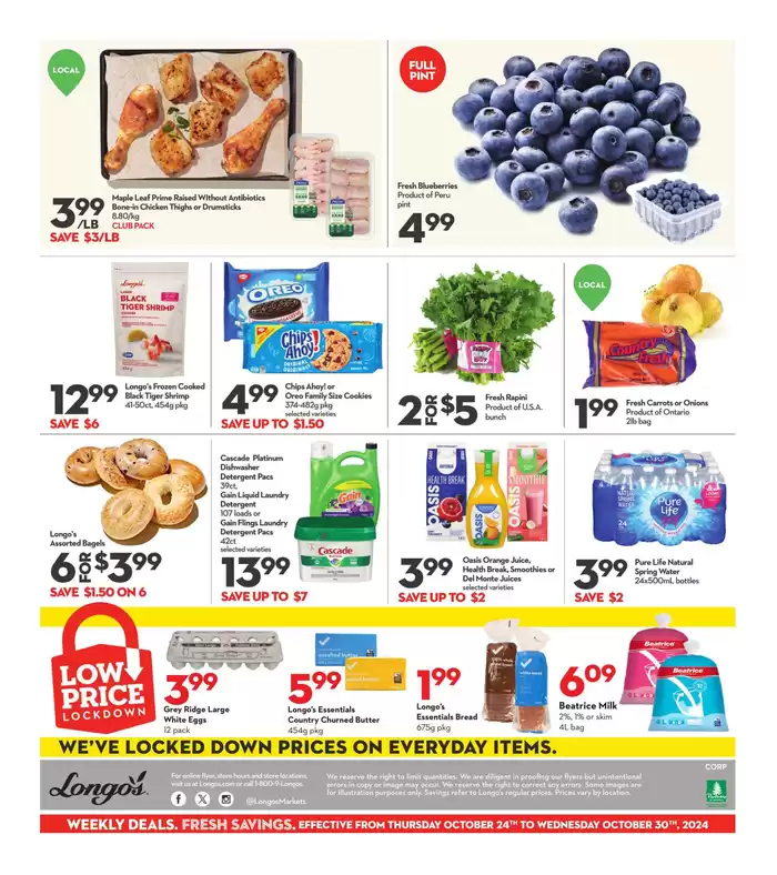 Longo's catalogue in Toronto | Weekly Flyer | 2024-10-24 - 2024-10-30