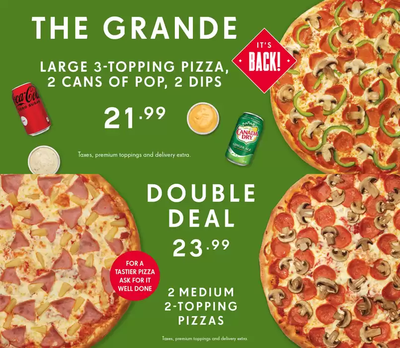 Pizza Nova catalogue in Vaughan | Current deals and offers | 2024-10-28 - 2024-11-11