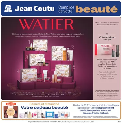 Jean Coutu catalogue in Quebec | Current special promotions | 2024-10-31 - 2024-11-06