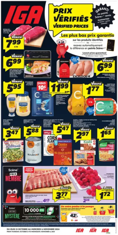 IGA Extra catalogue in L'Île-Perrot | IGA Extra weekly flyer | 2024-10-31 - 2024-11-06