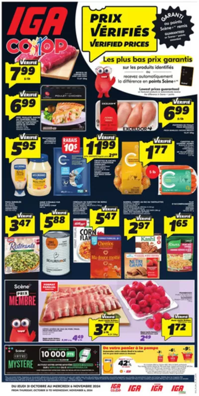 Grocery offers in Témiscaming | New Brunswick in IGA | 2024-10-31 - 2024-11-06