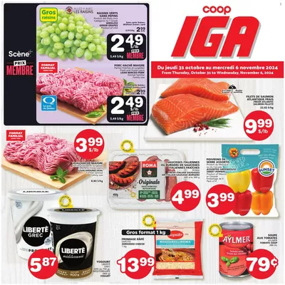 IGA catalogue in Haute-Aboujagane | Iles-de-la-Madeleine | 2024-10-31 - 2024-11-06