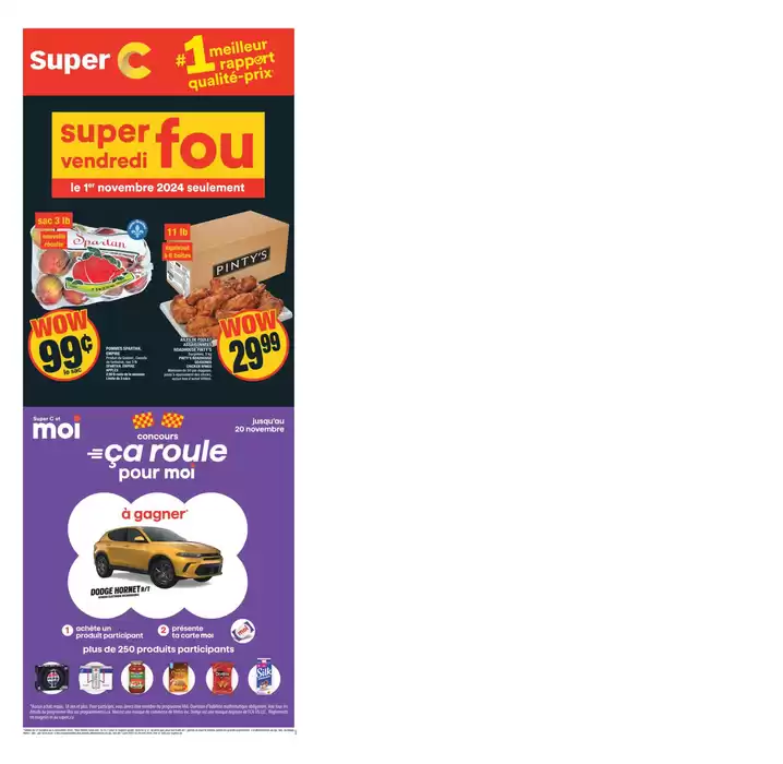 Super C catalogue in Sherbrooke QC | Top offers for smart savers | 2024-10-31 - 2024-11-06