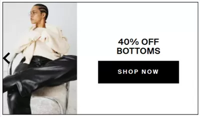 Clothing, Shoes & Accessories offers in Toronto | 40% Off Bottoms in Reitmans | 2024-10-29 - 2024-11-12