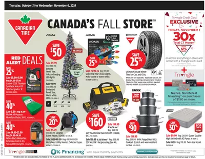 Canadian Tire catalogue in Calgary | Exclusive deals and bargains | 2024-10-31 - 2024-11-06