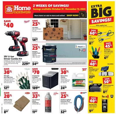 Home Hardware catalogue in Dubreuilville ON | Current bargains and offers | 2024-10-31 - 2024-11-13