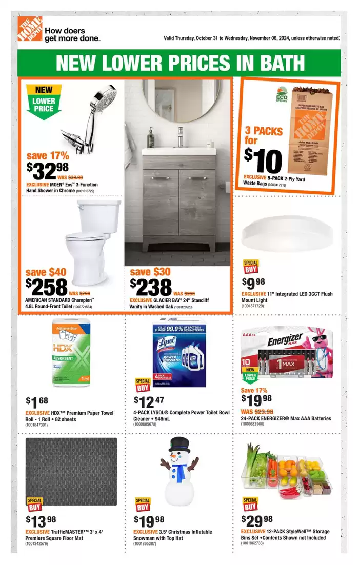 Home Depot catalogue in Kelowna | Offers for bargain hunters | 2024-10-31 - 2024-11-06