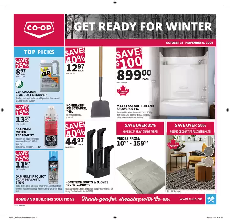 Co-op Home Centre catalogue in Redvers | Home Centre | 2024-10-31 - 2024-11-06