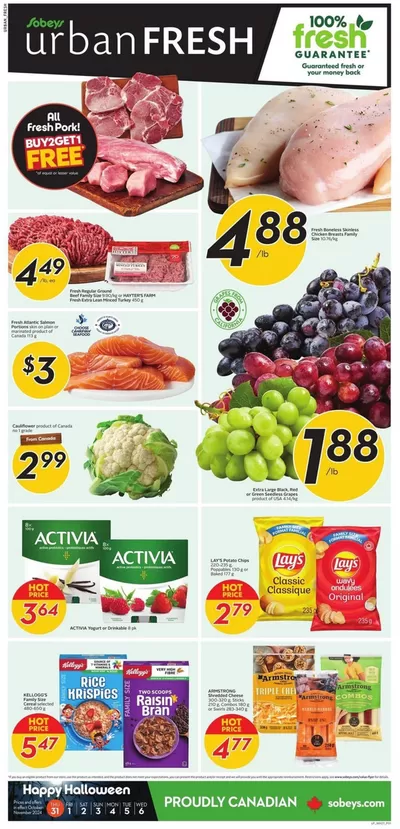 Sobeys catalogue in Moncton | Top deals and discounts | 2024-10-31 - 2024-11-06