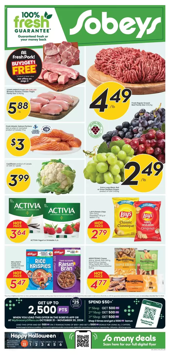 Sobeys catalogue in Dartmouth | Our best deals for you | 2024-10-31 - 2024-11-06