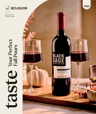 Grocery offers in Kelowna | Taste Your Perfect Fall Pours  in BC Liquor Stores | 2024-10-30 - 2024-11-30