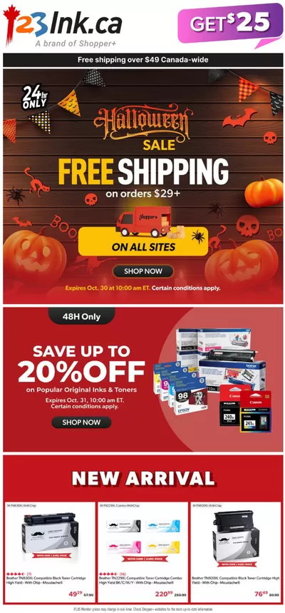 Home & Furniture offers in Salmon Cove | Halloween Sale in 123Ink | 2024-10-30 - 2024-11-05