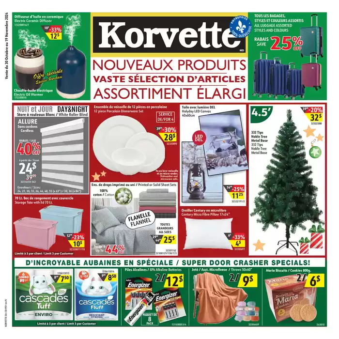 Korvette catalogue in Saint Pamphile | NOUVEAUX PRODUITS | 2024-10-30 - 2024-11-19