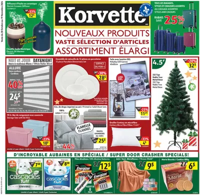 Grocery offers in Dégelis | NOUVEAUX PRODUITS in Korvette | 2024-10-30 - 2024-11-19