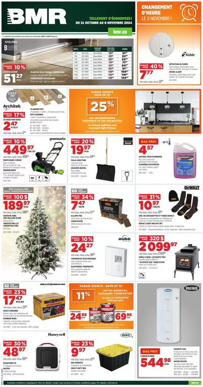 BMR catalogue in Shawinigan | Weekly Ad | 2024-10-31 - 2024-11-06