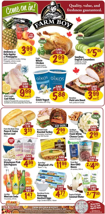 Farm Boy catalogue in Ottawa | Farm Boy weekly flyer | 2024-10-31 - 2024-11-14