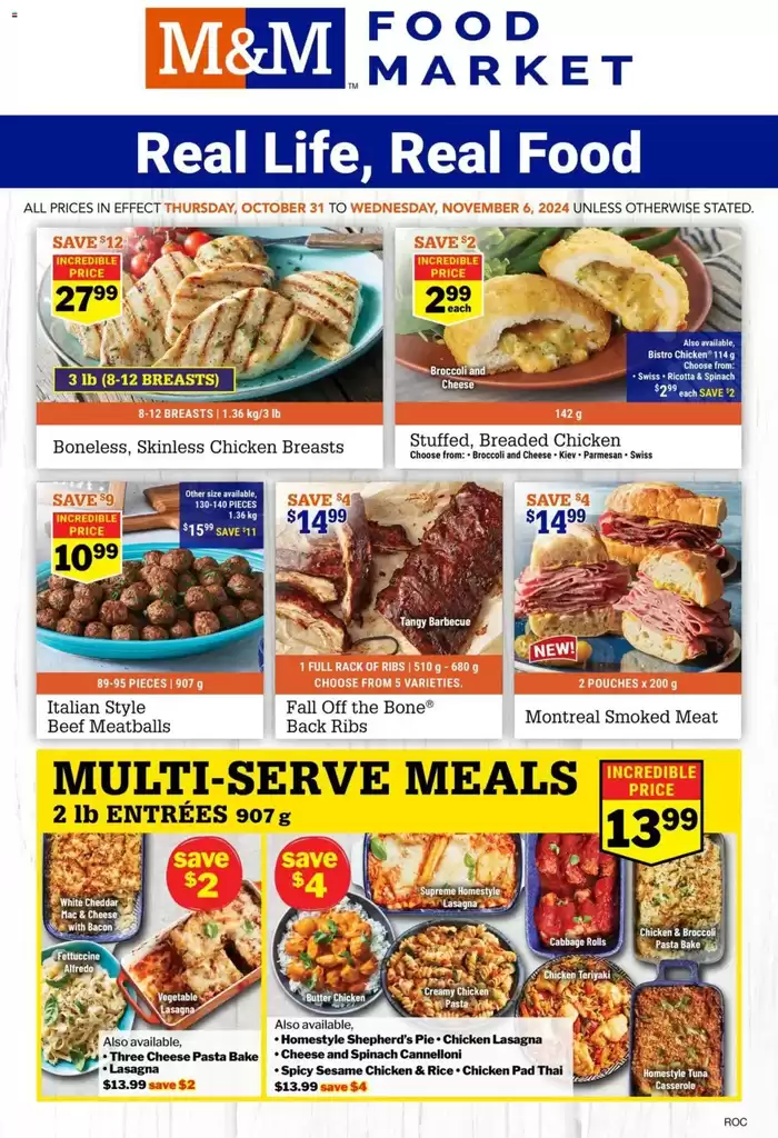 M&M Meat Shops catalogue in Red Deer | M&M Meat Shops weekly flyer | 2024-10-31 - 2024-11-06