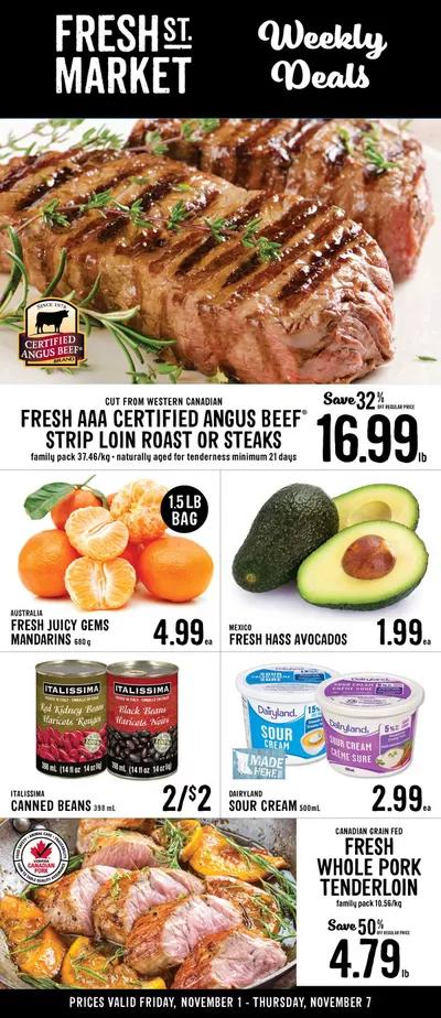 Fresh St Market catalogue in Kamloops | Great discounts on selected products | 2024-11-01 - 2024-11-15